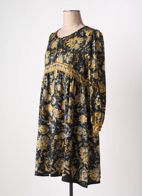 Robe courte jaune PAUL BRIAL femme