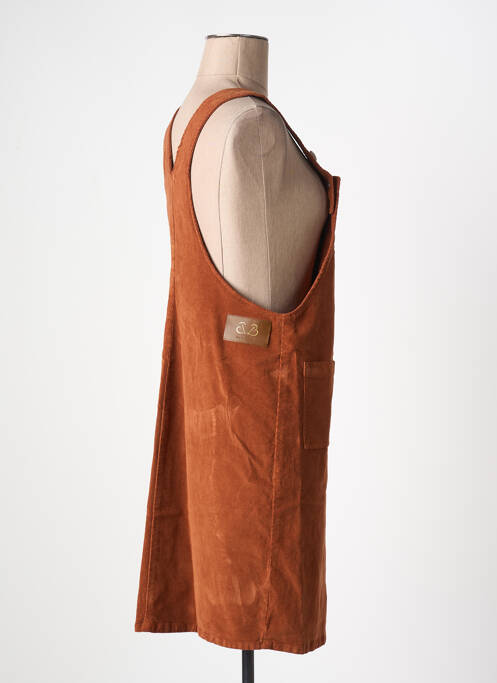 Robe courte orange PAUL BRIAL femme