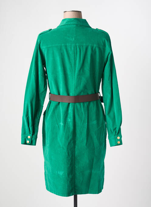 Robe courte vert PAUL BRIAL femme