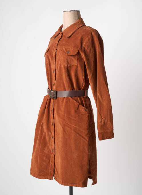 Robe courte orange PAUL BRIAL femme