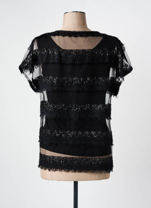 T-shirt noir PAUL BRIAL femme