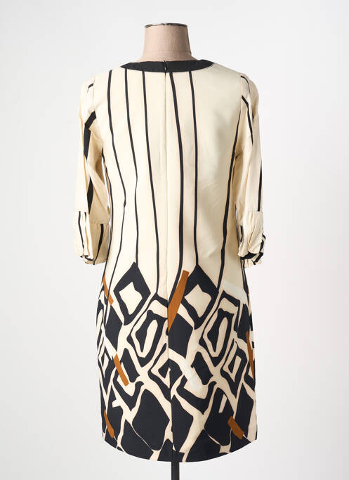 Robe mi-longue beige PAUL BRIAL femme