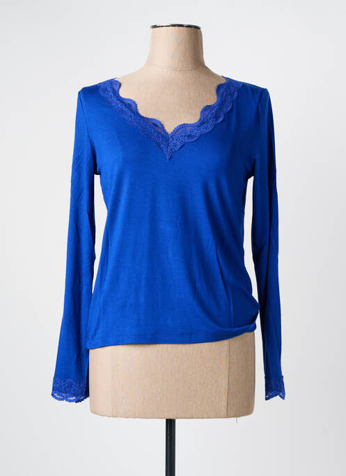 T-shirt bleu PAUL BRIAL pour femme