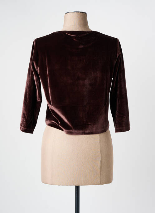 Top marron PAUL BRIAL femme