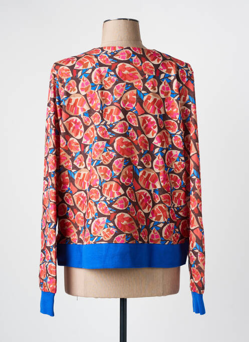 Gilet manches longues rose PAUL BRIAL femme