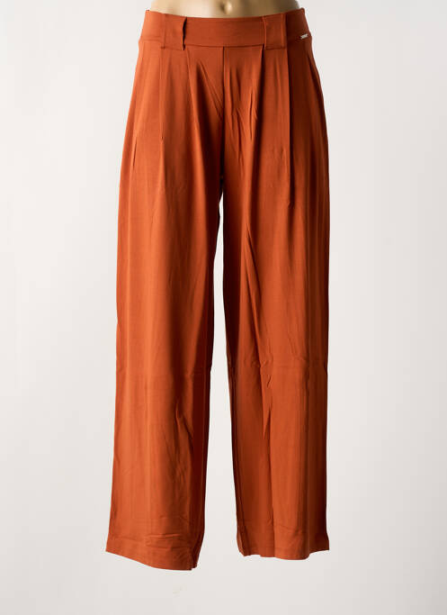 Pantalon large orange MALOKA pour femme
