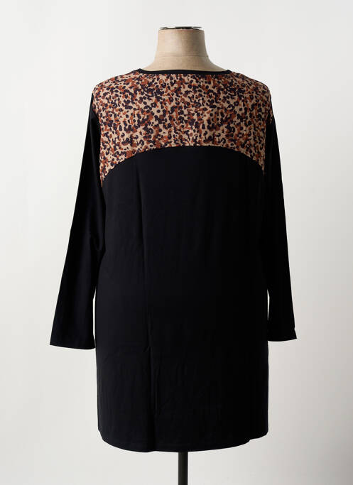 Tunique manches longues noir MALOKA femme