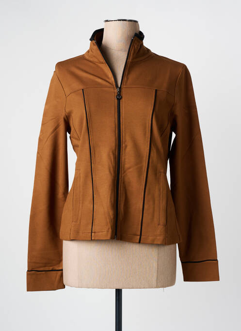 Veste casual marron MALOKA pour femme
