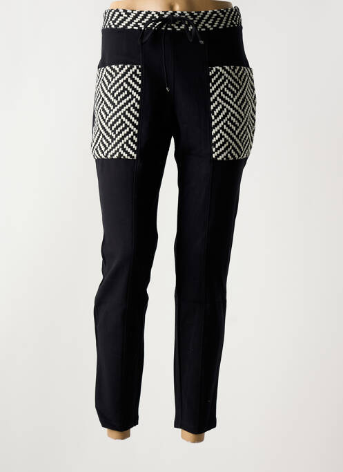 Pantalon slim noir MALOKA pour femme