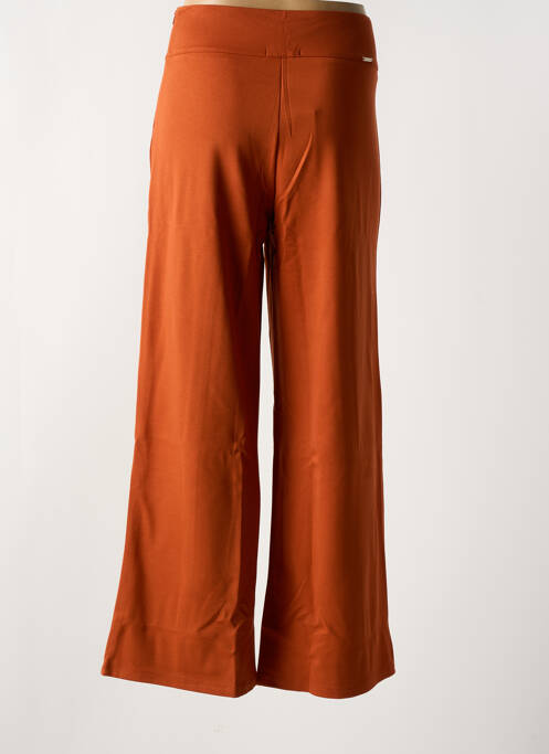 Pantalon droit orange MALOKA femme