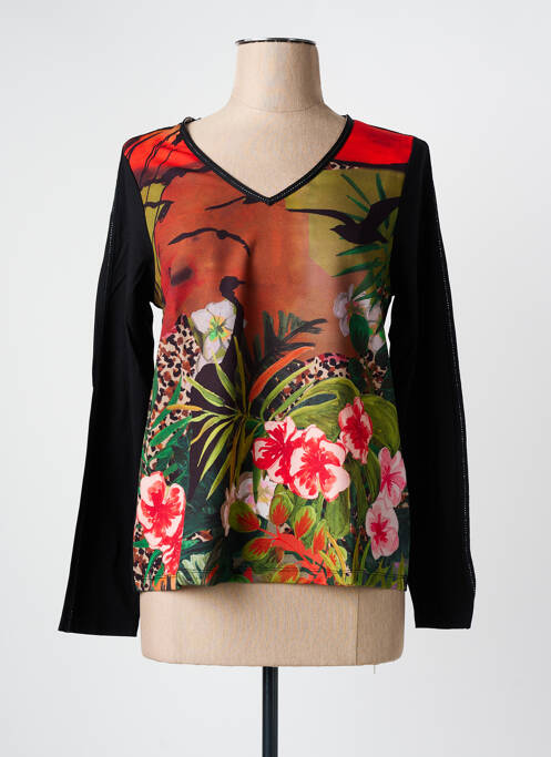 T-shirt noir MALOKA pour femme