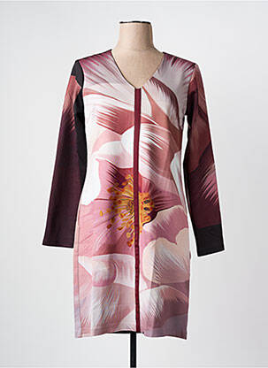 Robe courte rose PAUL BRIAL pour femme