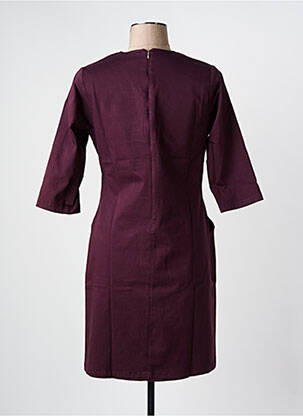 Robe courte violet PAUL BRIAL femme