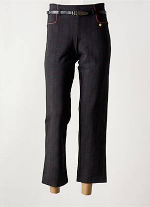 Pantalon droit violet PAUL BRIAL pour femme