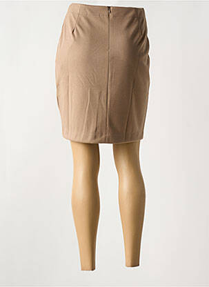Jupe courte marron MALOKA femme