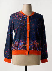 Gilet manches longues bleu PAUL BRIAL pour femme seconde vue