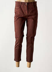 Pantalon 7/8 marron PAUL BRIAL pour femme seconde vue