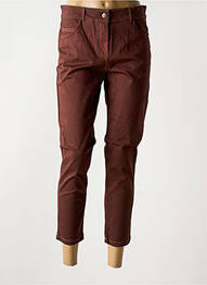 Pantalon 7/8 marron PAUL BRIAL femme