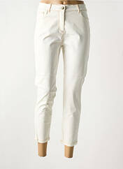 Pantalon 7/8 blanc PAUL BRIAL pour femme seconde vue