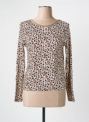 T-shirt beige PAUL BRIAL pour femme