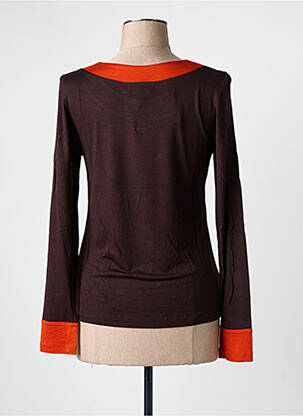 T-shirt marron PAUL BRIAL femme