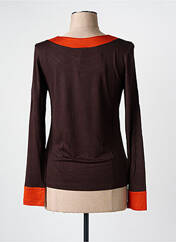 T-shirt marron PAUL BRIAL pour femme seconde vue