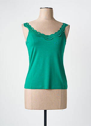 Débardeur vert PAUL BRIAL pour femme