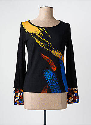 Pull noir PAUL BRIAL pour femme