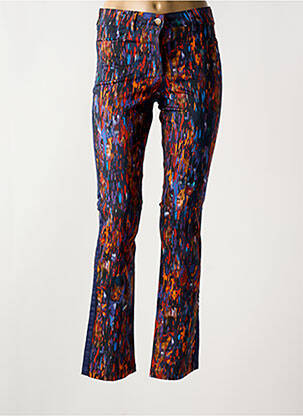 Pantalon droit bleu PAUL BRIAL femme