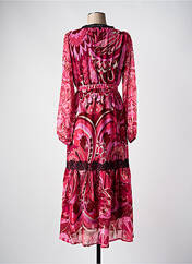 Robe longue rose MALOKA pour femme seconde vue