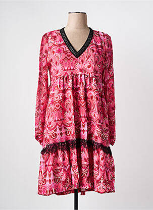 Robe courte rose MALOKA femme