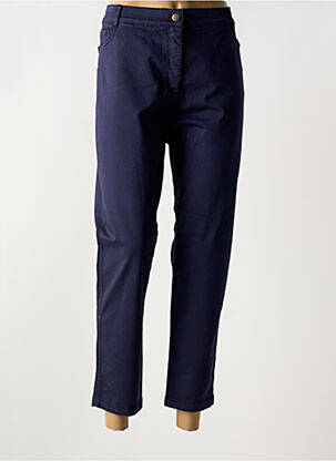 Pantalon slim bleu PAUL BRIAL femme