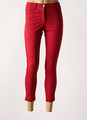Pantalon slim rouge PAUL BRIAL femme