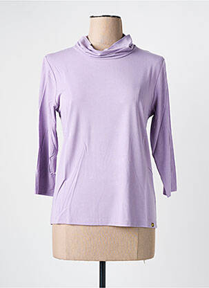 Sous-pull violet PAUL BRIAL femme