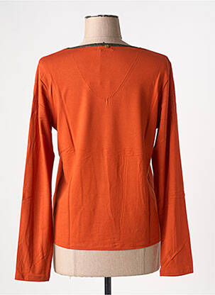 Pull orange PAUL BRIAL femme