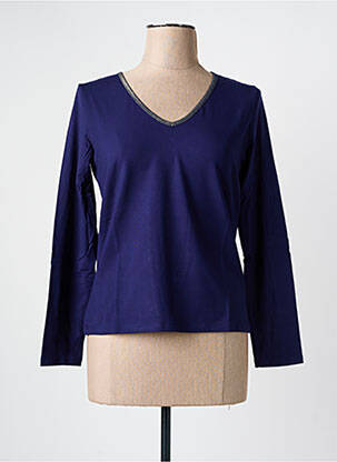 Pull violet PAUL BRIAL pour femme