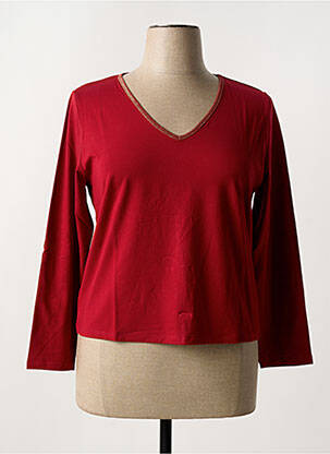 Pull rouge PAUL BRIAL pour femme