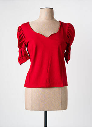 T-shirt rouge PAUL BRIAL femme