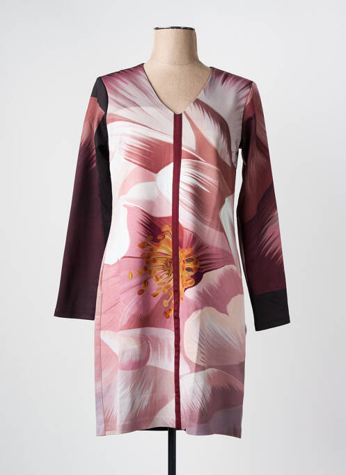 Robe courte rose PAUL BRIAL pour femme