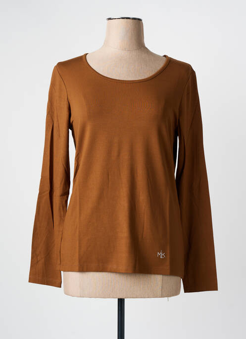 T-shirt marron MALOKA pour femme