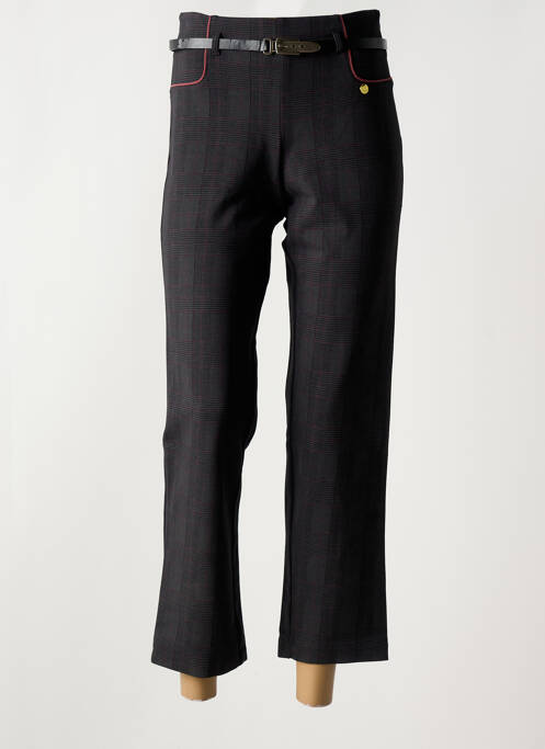 Pantalon droit violet PAUL BRIAL pour femme