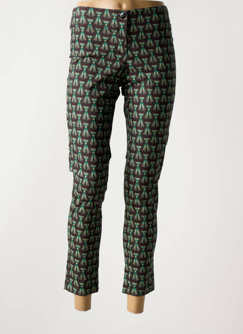 Pantalon slim vert PAUL BRIAL pour femme