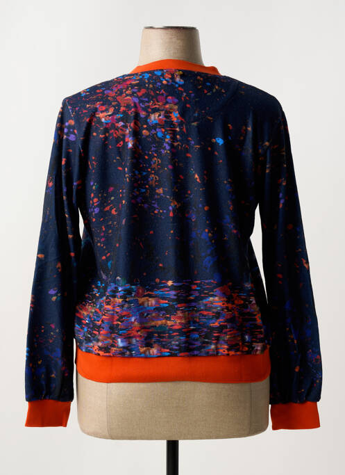 Gilet manches longues bleu PAUL BRIAL femme