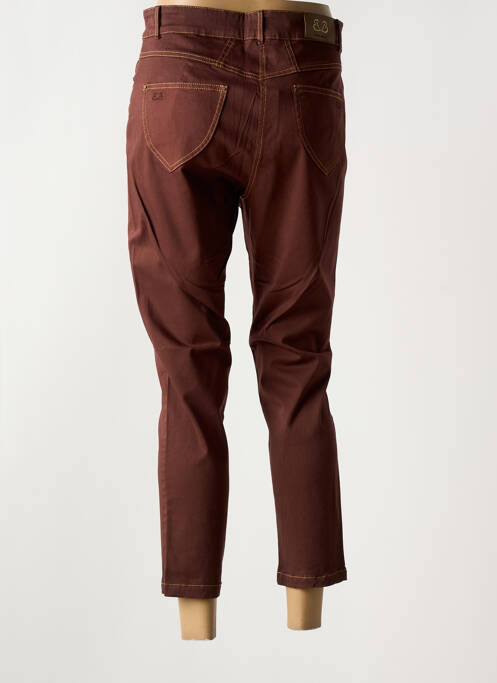 Pantalon 7/8 marron PAUL BRIAL femme