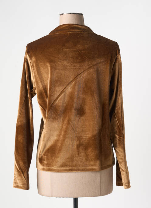 Top marron PAUL BRIAL femme