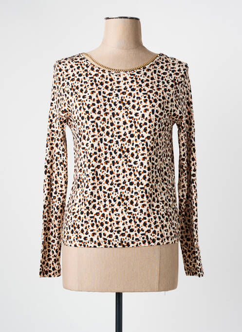 T-shirt beige PAUL BRIAL pour femme