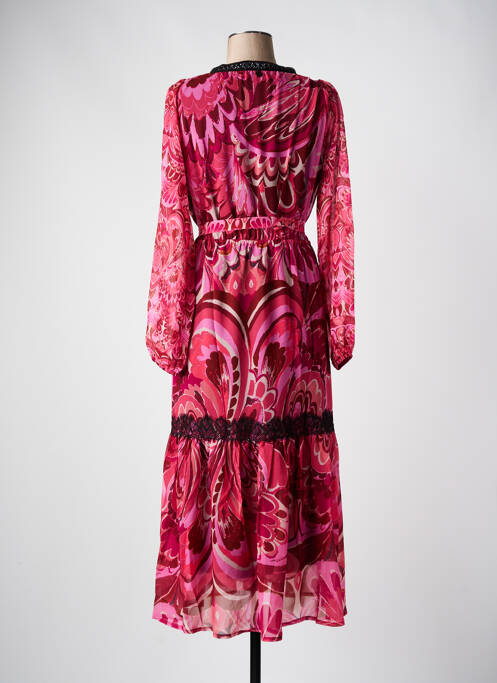 Robe longue rose MALOKA femme