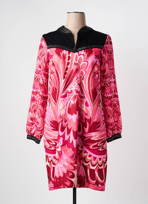 Robe courte rose MALOKA pour femme