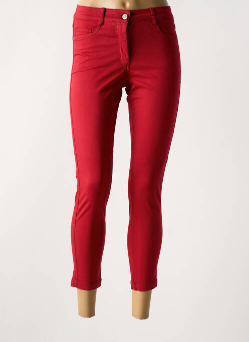 Pantalon slim rouge PAUL BRIAL pour femme