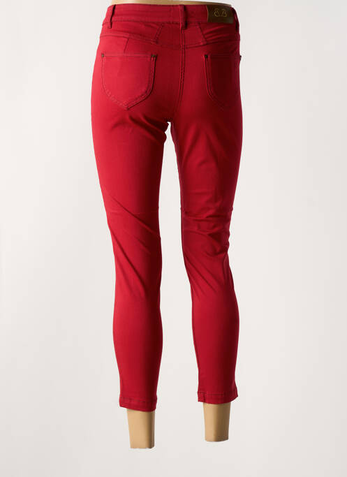 Pantalon slim rouge PAUL BRIAL femme